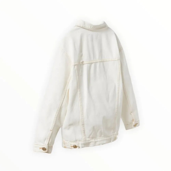 ZARA Kids | Ecru | OVERSIZED DENIM JACKET - Picture 3 of 5